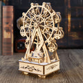 Sales Are Prohibited On The Temu And Shein Music Park 3D Wooden Puzzles Music Box Ferris Wheel Diy Crafts Handmade Model Kits For Women Birthday Gifts - Home Decor & Storage | VELOURY LIVING
