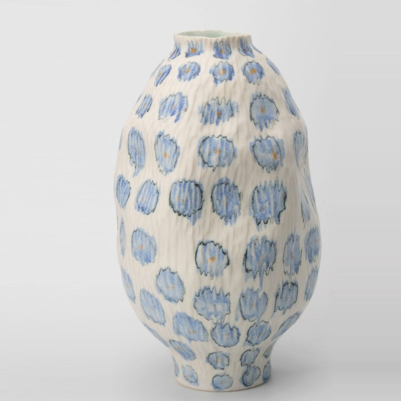 Eastern Aesthetic Vintage Ceramic Vase Handcrafted Premium Quality - Home Decor & Storage | VELOURY LIVING