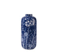 Blue And White Porcelain Vase Ceramic Flower Vase Decorative Floral Arrangement Centerpiece - Home Decor & Storage | VELOURY LIVING