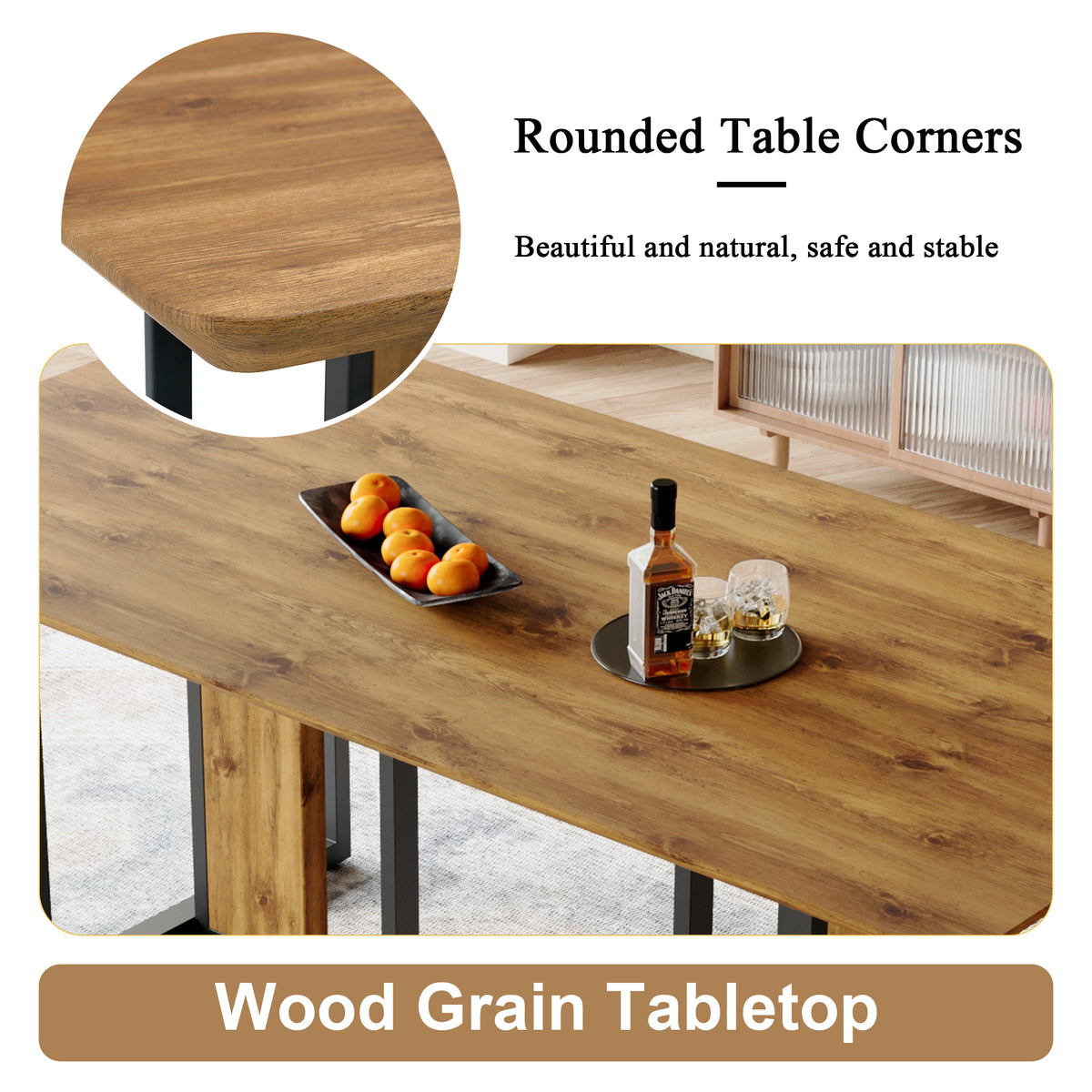 Modern Minimalism And Luxurious Wood Rectangular Patterned Dining Table The Computer Desk Dining Tables Are Used In The Dining Room Living Room 78 7X39 3X30 - Home Decor & Storage | VELOURY LIVING