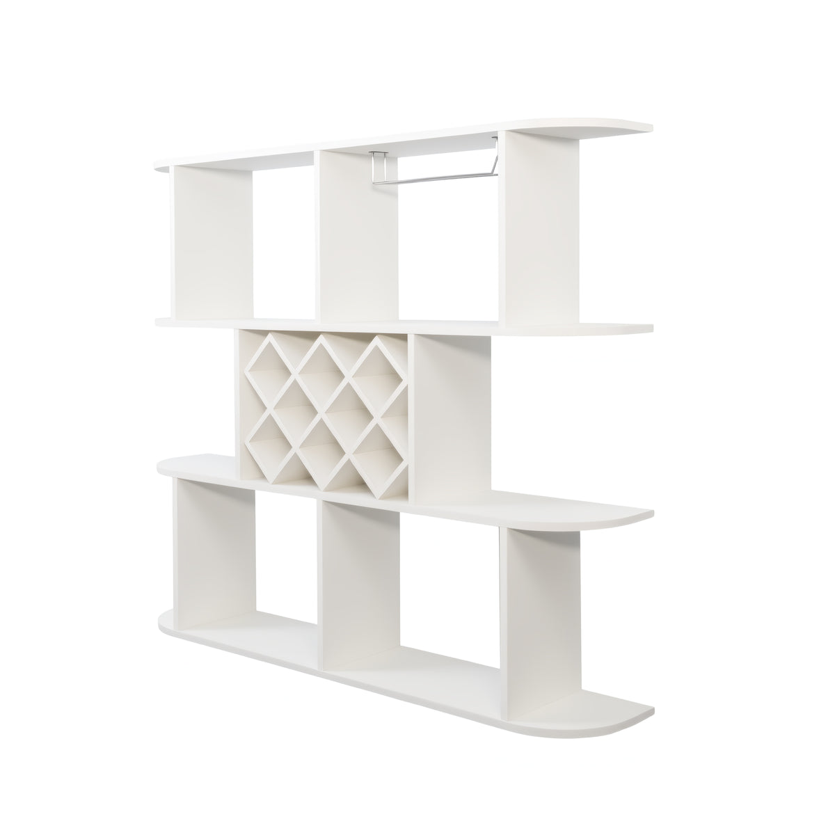 Large Wall Mounted 3 Tier Rustic Bottle Wine Rack Multifunctional Wooden Wall Mounted Wine Rack Storage Rack With Wine Glass Holder Mounted Wall Storage Winerack Rack For Home Bar Dining Room Decor - Home Decor & Storage | VELOURY LIVING